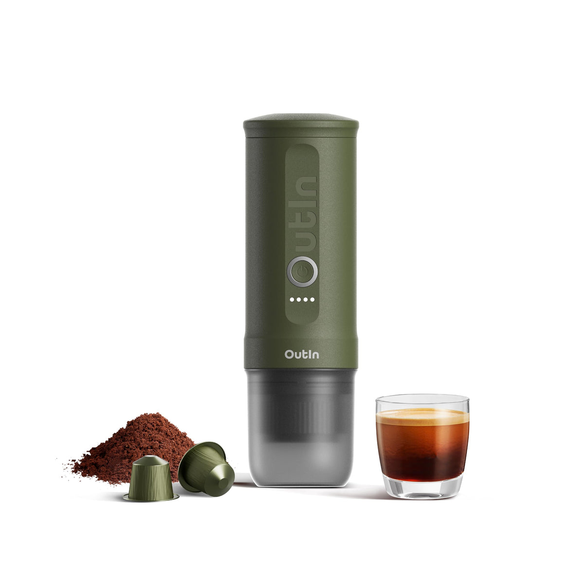 Outin Nano USB-C Self-Heating Espresso Travel Maker