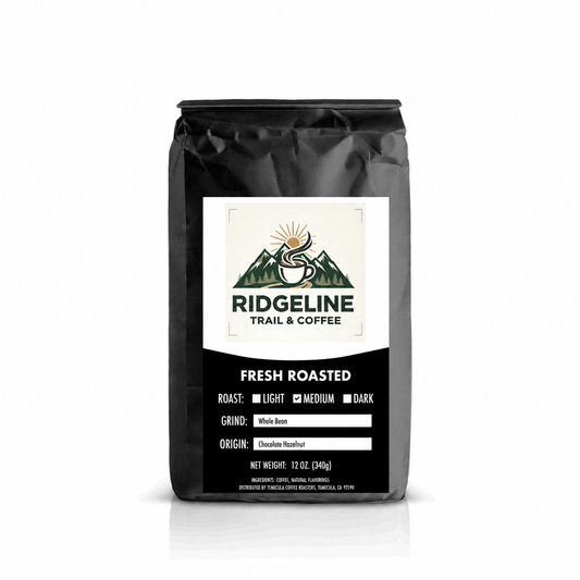 Chocolate Hazelnut – Ridgeline Trail & Coffee bag