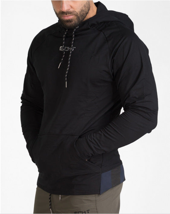 Autumn-Winter Hooded Fitness Sweatshirt