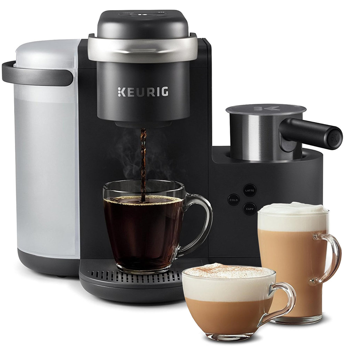 Keurig K-Duo Essentials Coffeehouse Brewer, Dark Charcoal