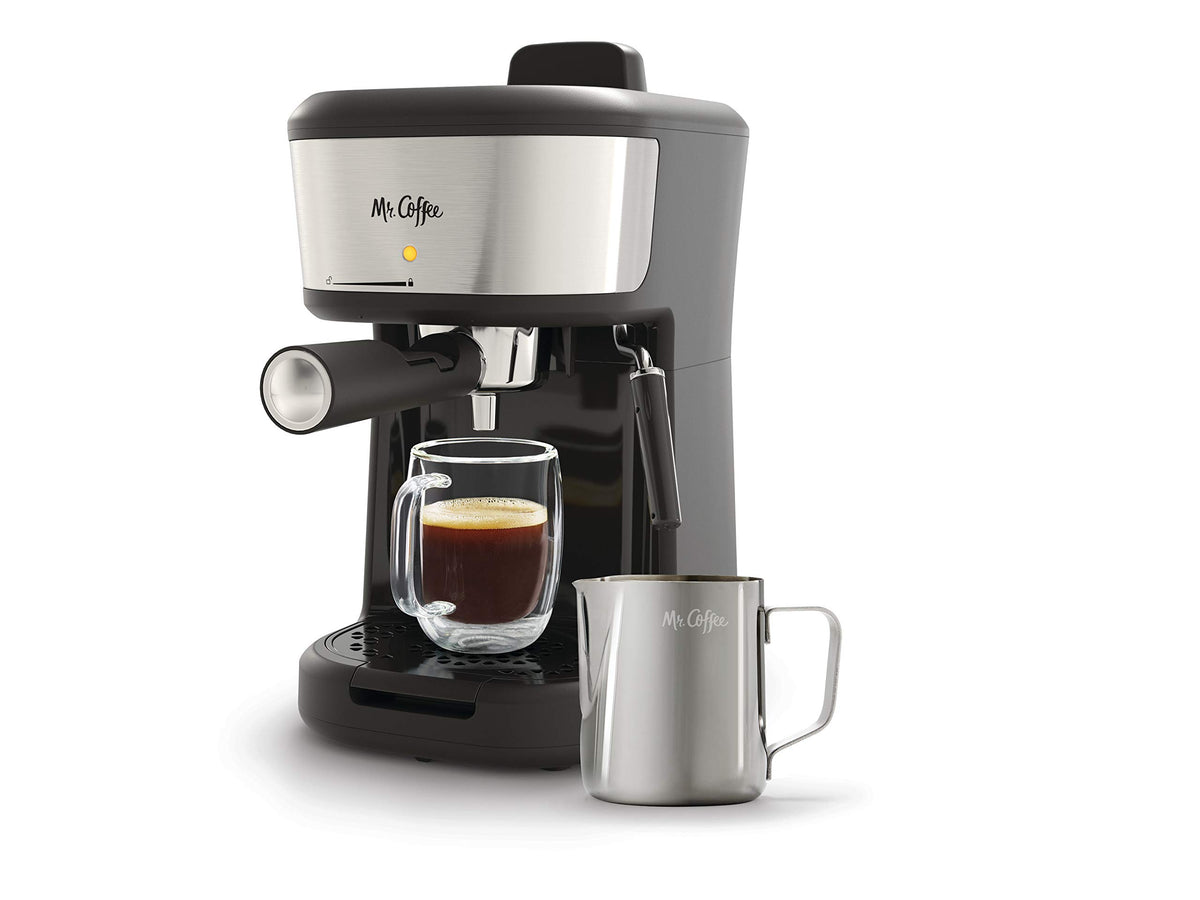 Mr. Coffee 4-Shot Espresso & Cappuccino Maker