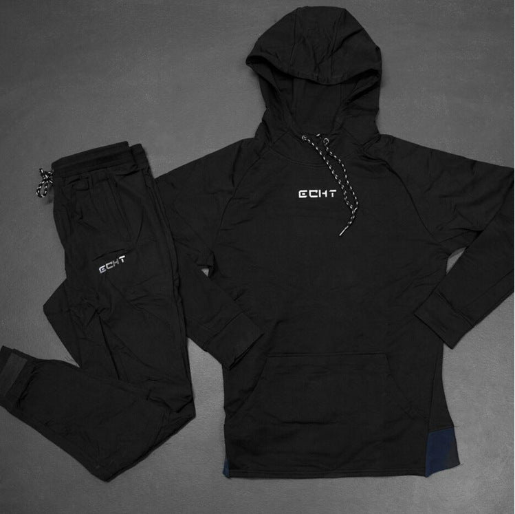 Autumn-Winter Hooded Fitness Sweatshirt