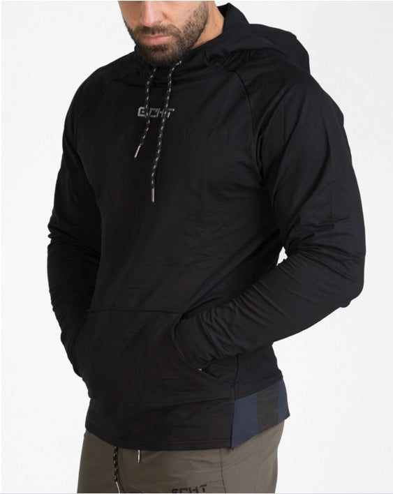 Autumn-Winter Hooded Fitness Sweatshirt