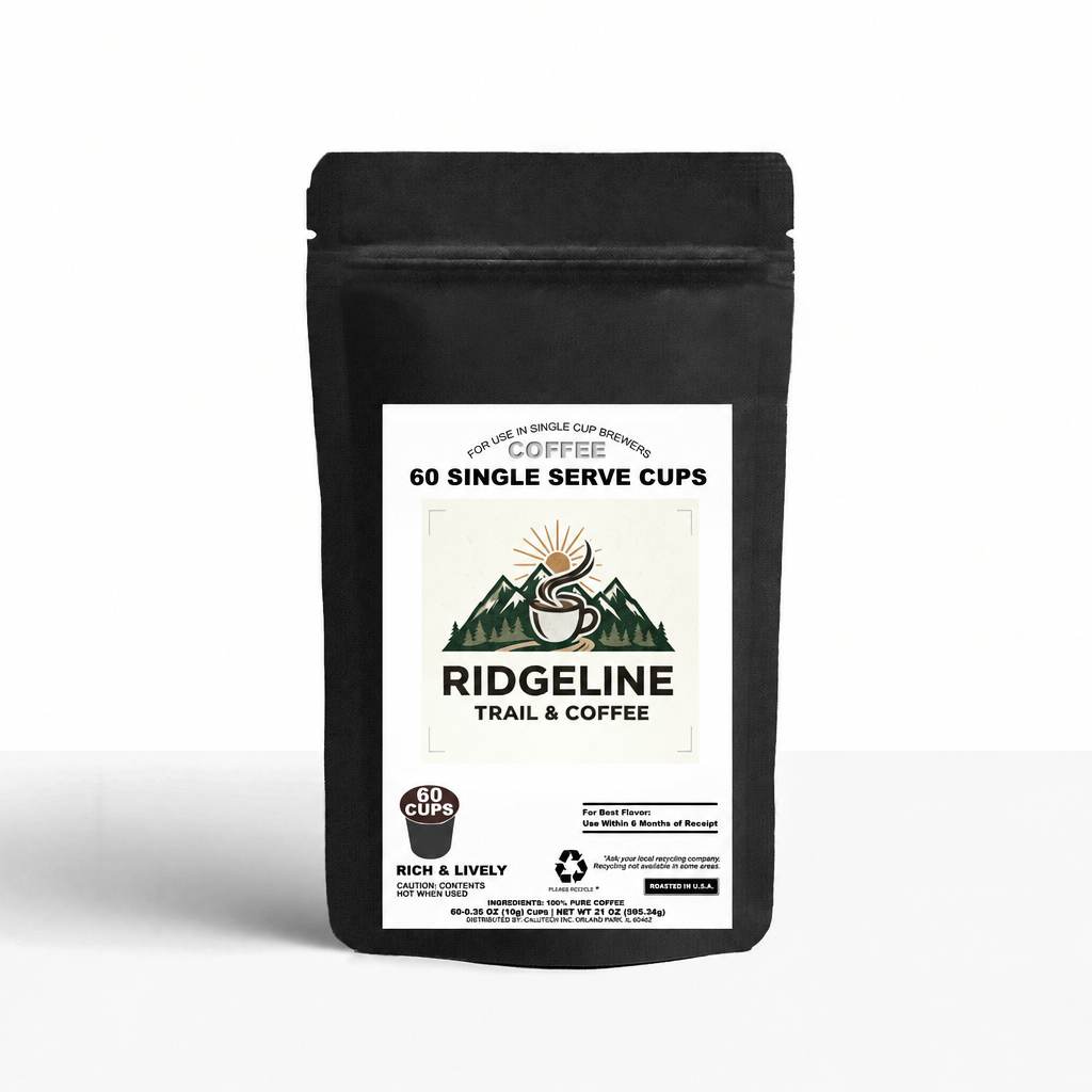 60 Pack Single Serve Coffee Capsules – Ridgeline Trail & Coffee