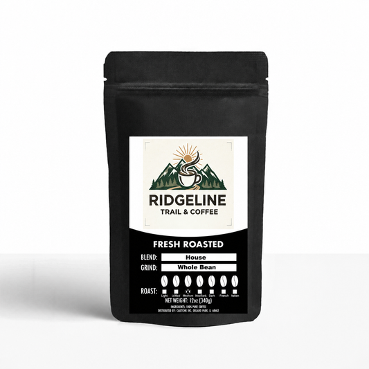 House Blend – Ridgeline Trail & Coffee bag