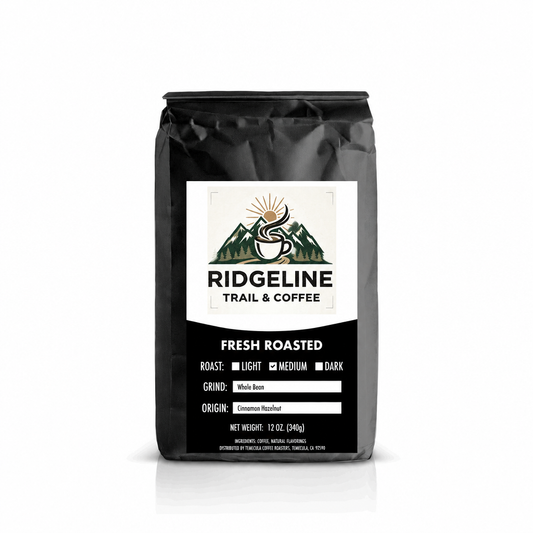 Cinnamon Hazelnut – Ridgeline Trail & Coffee bag