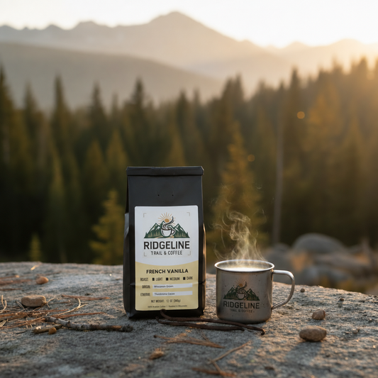 French Vanilla on the trail – Ridgeline Trail & Coffee
