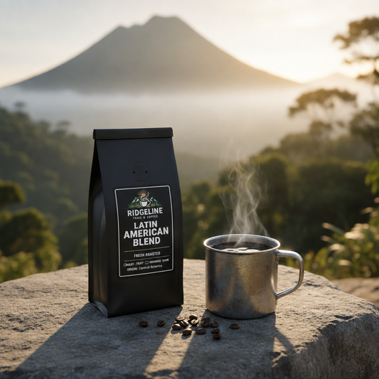 Latin American Blend on the trail – Ridgeline Trail & Coffee