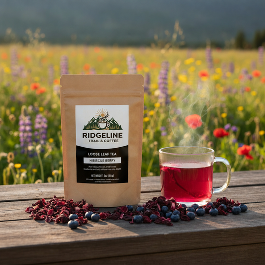 Hibiscus Berry Tea on the trail – Ridgeline Trail & Coffee
