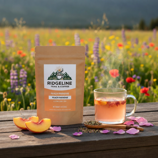 Peach Paradise on the trail – Ridgeline Trail & Coffee