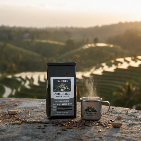 Bali Blue on the trail – Ridgeline Trail & Coffee