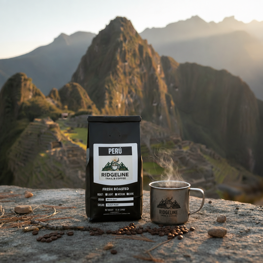 Peru Decaf on the trail – Ridgeline Trail & Coffee
