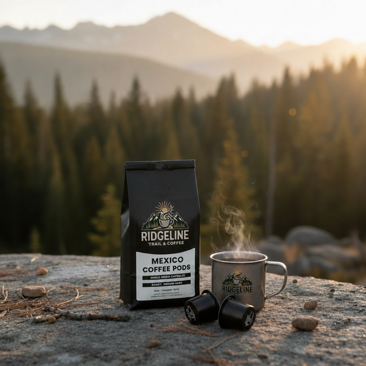 60 Pack Single Serve Coffee Capsules on the trail – Ridgeline Trail & Coffee